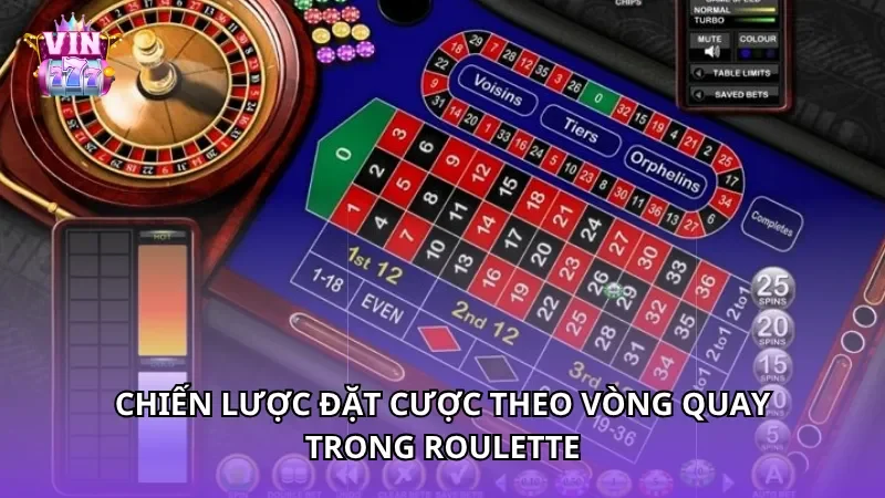 Chiến lược đặt cược theo vòng quay trong Roulette